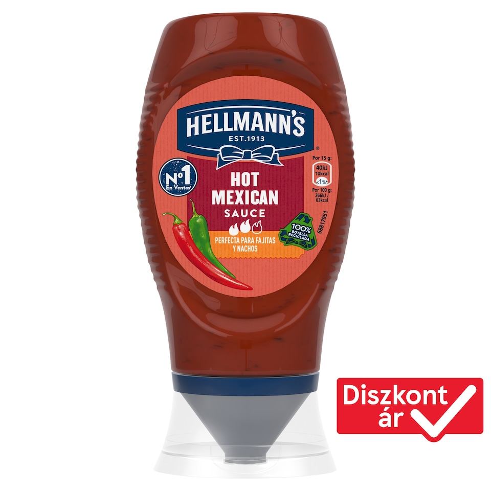 Hellmann's csípős mexikói fűszerezésű szósz 266 g