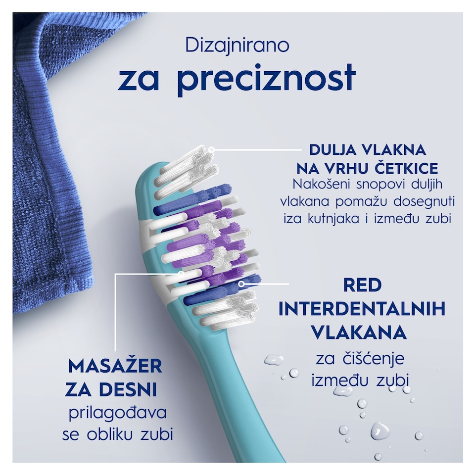Obrázek 1 pro produkt Oral-B Pro-3DWhite Manuální Zubní Kartáček – Bělí, Čistí A Leští – Středně Tvrdá Vlákna, 2