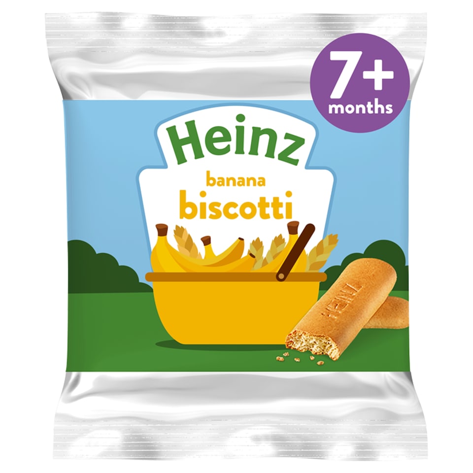 image 1 of Heinz Banana Biscotti Baby Food Snacks 60g