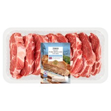 Tesco Pork Shoulder Steaks 1Kg