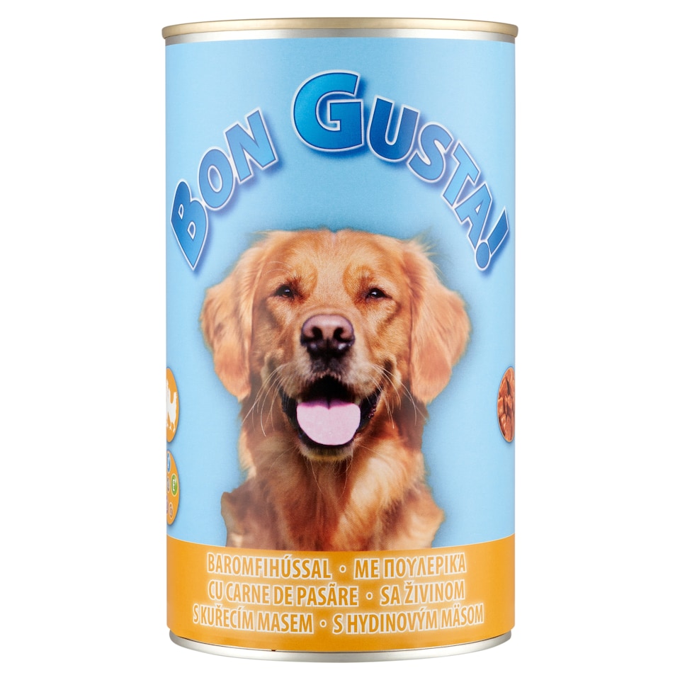 Bon Gusta! Complete Pet Food for Adult Dogs with Poultry Meat 1240 g