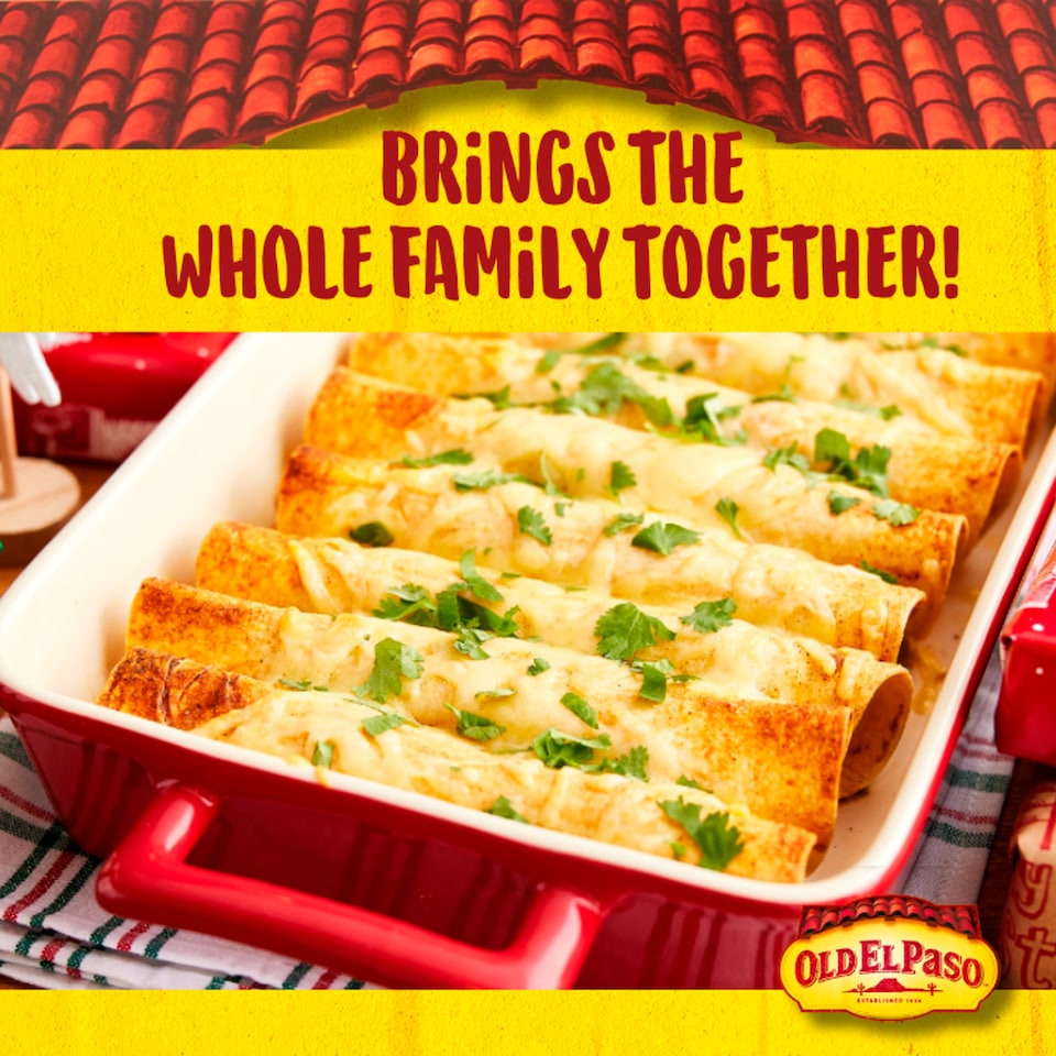 image 1 of Old El Paso Cheesy Baked Enchilada Kit 995G