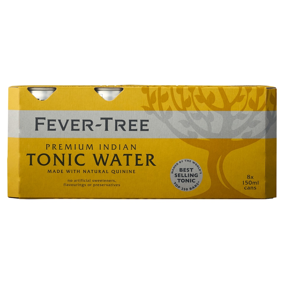 Fever-Tree Premium Indian Tonic Water 8 X 150Ml
