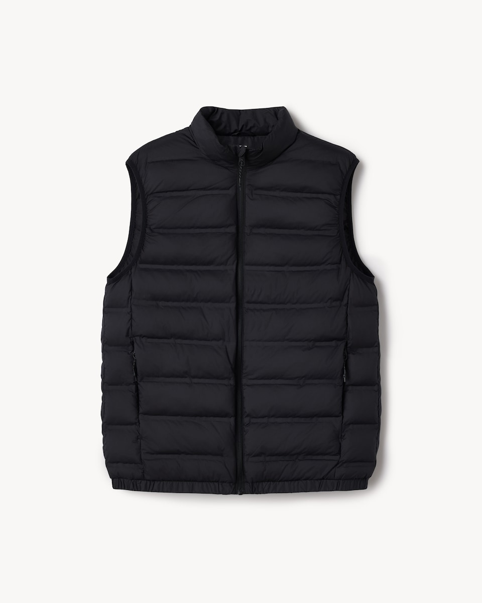 image 1 of F&F Active OUTDOOR Lightweight Warmth Thermal Gilet in Black