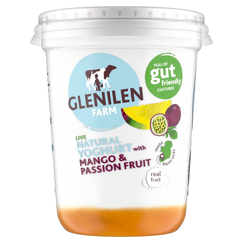 Glenilen Mango Passion Fruit Yoghurt 500G