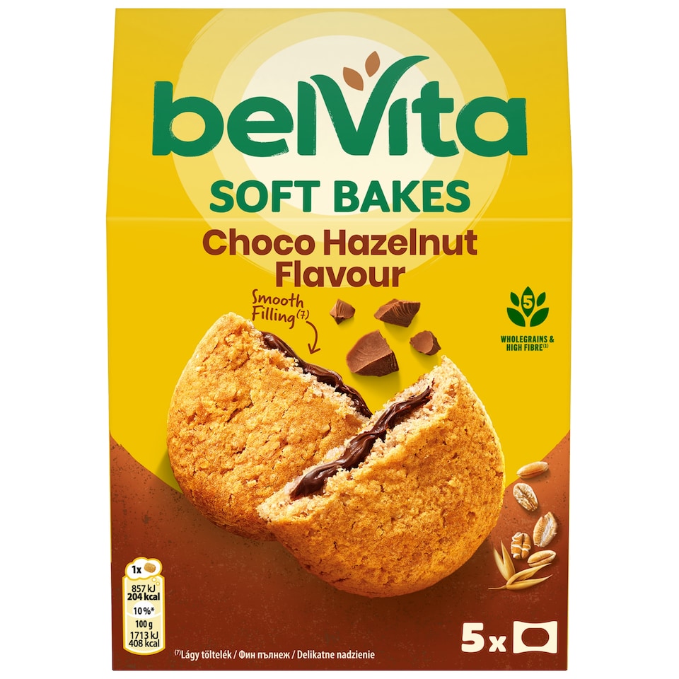 Belvita Grain Biscuit with Hazelnut Flavoured Cocoa Filling 250 g