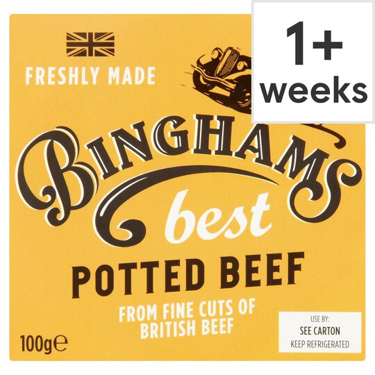 Binghams Potted Beef 100G Tesco Groceries