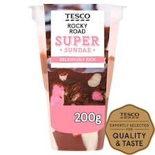 Tesco Super Rocky Road Sundae 200G