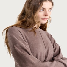 F&F Textured Long Sleeved Jumper in Mink