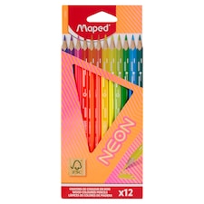 Maped Neon Wood Coloured Pencils 12 pcs