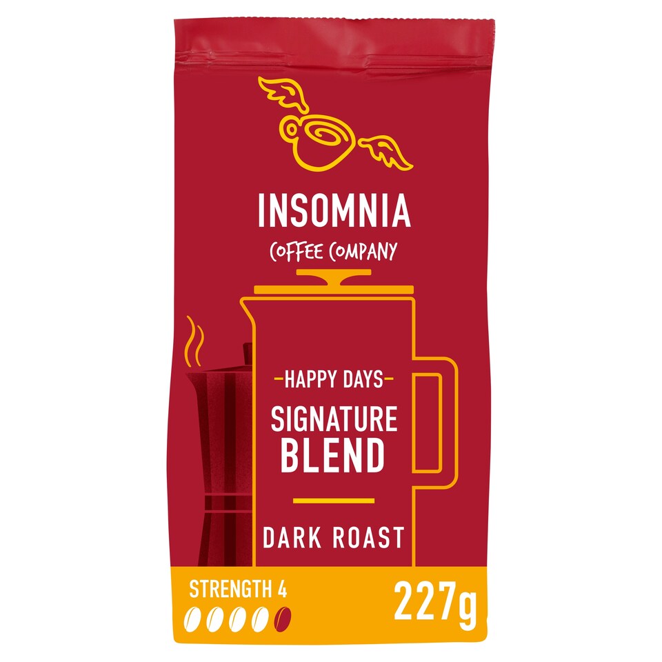 Insomnia Happy Days Signature Ground Dark Coffee No4 227G