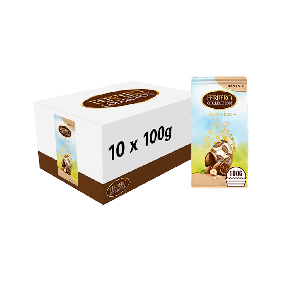 image 1 of Ferrero Milk Chocolate And Hazlenut Easter Eggs 100G