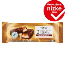 Tesco Crunchy Caramel 50 g