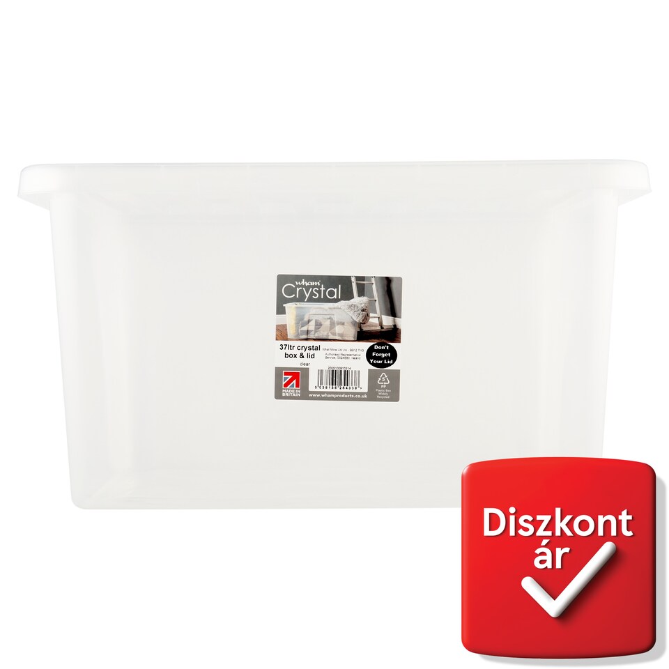 image 1 of Wham Crystal Box & Lid 37 l