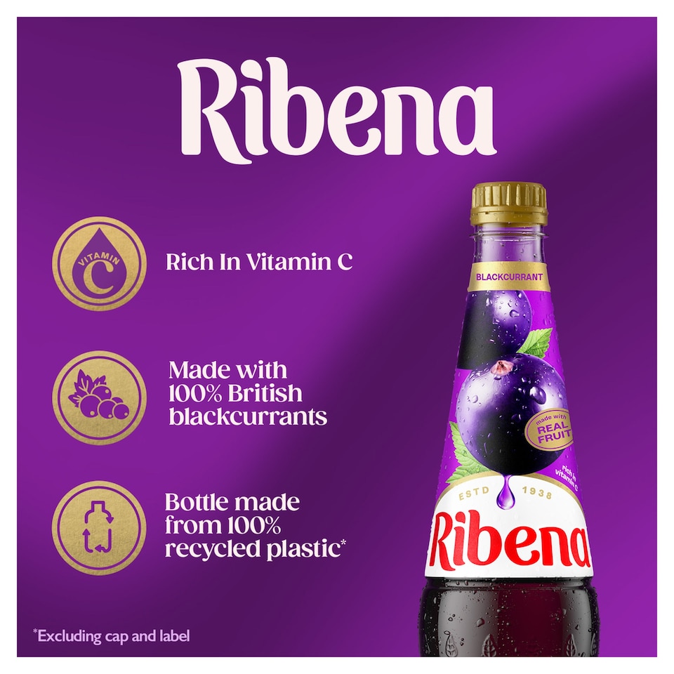image 1 of Ribena Blackcurrant Squash 1.5L