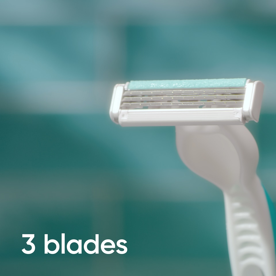 image 1 of Gillette Venus 3 Sensitive Women's Disposable Razors 4 Pack