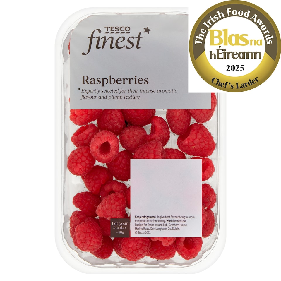 Tesco Finest Raspberries 150G
