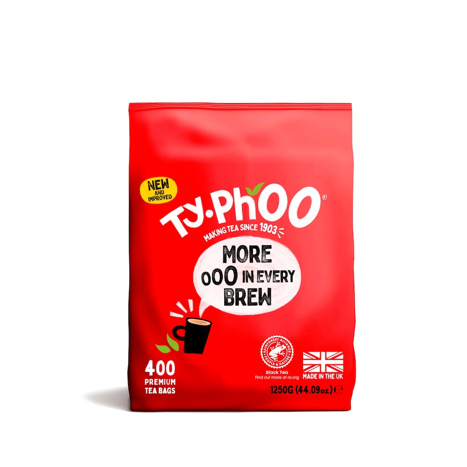 image 1 of TYPHOO 400 TEA BAGS 1250G