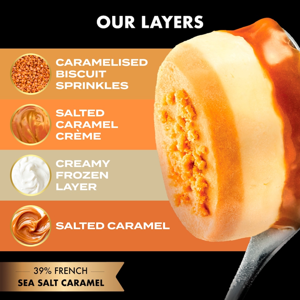 image 1 of Gu Double Sea Salted Caramel Frozen Dessert 2x85g