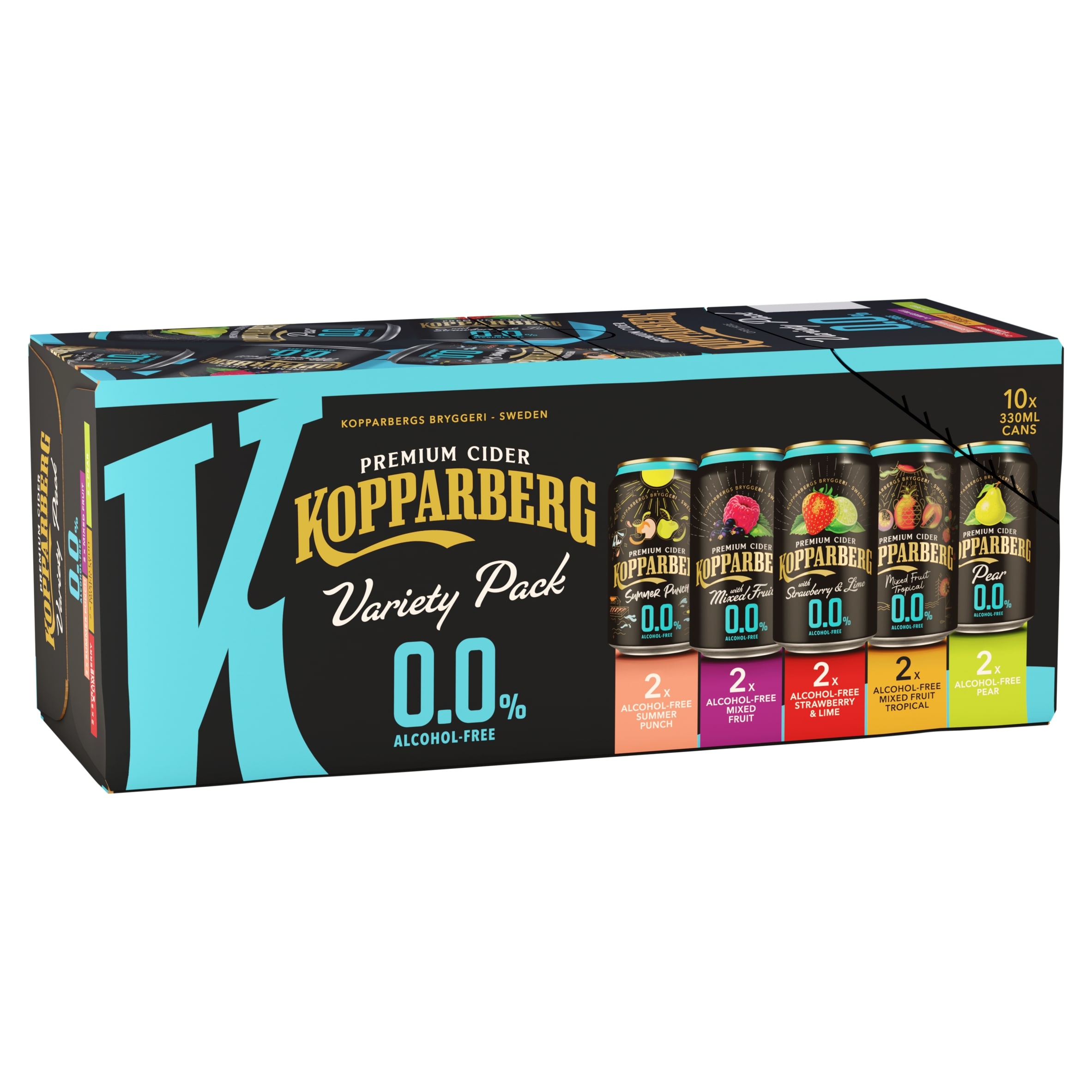 Kopparberg Alcohol Free Cider Variety Pack 10 x 330ml