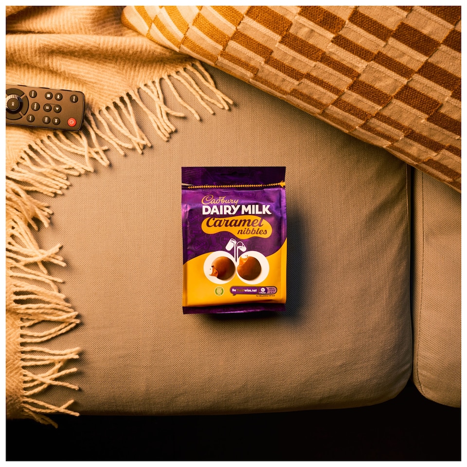 image 1 of Cadbury Dairy Milk Caramel Nibbles Chocolate Bag 100G
