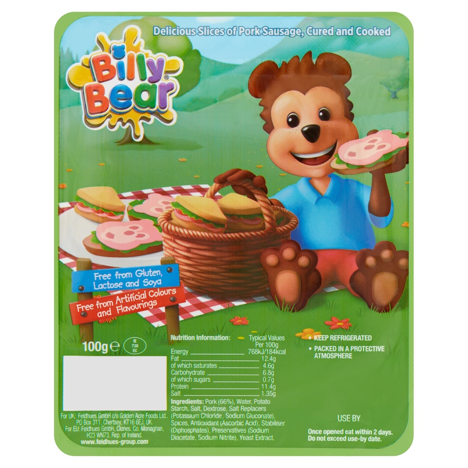 Billy Bear Slices 100G