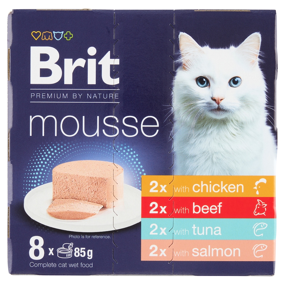 image 1 of Brit Premium by Nature Cat Mousse Mix 8 x 85g (680g)