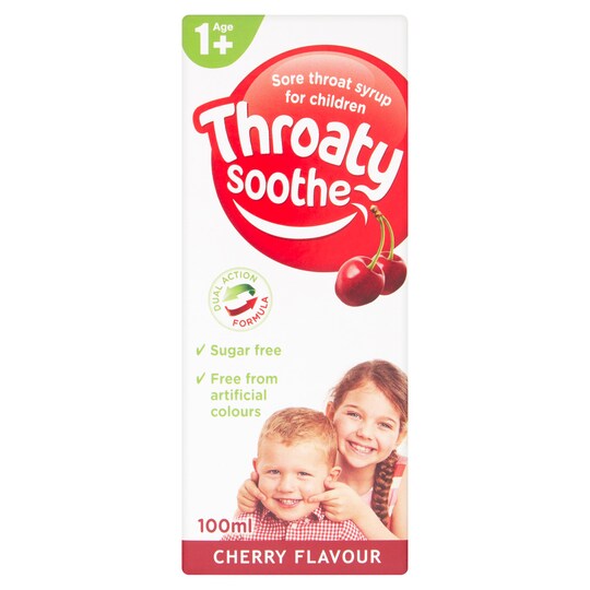 THROATY SOOTHE SORE THROAT CHILDREN 100ML