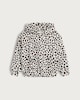 image 5 of F&F Girls Cotton Rich Leopard Print Hoodie in Nude