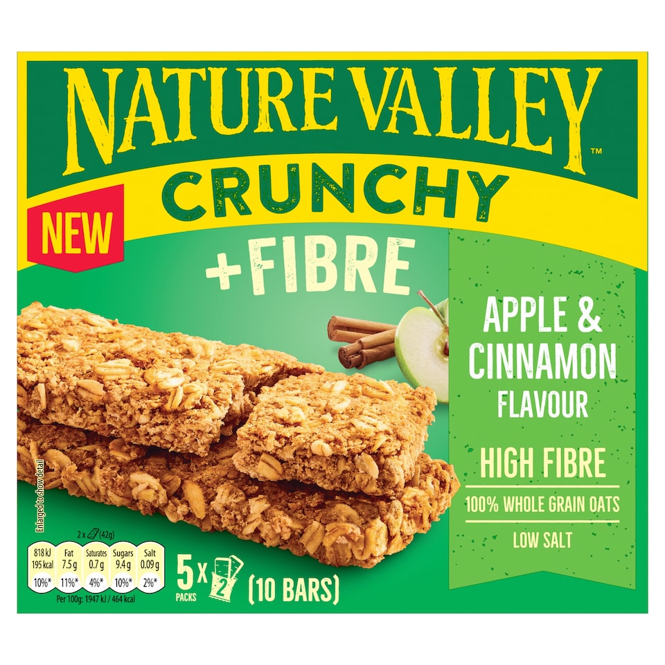 Nature Valley Crunchy Apple & Cinnamon Flavour 5 x 42g