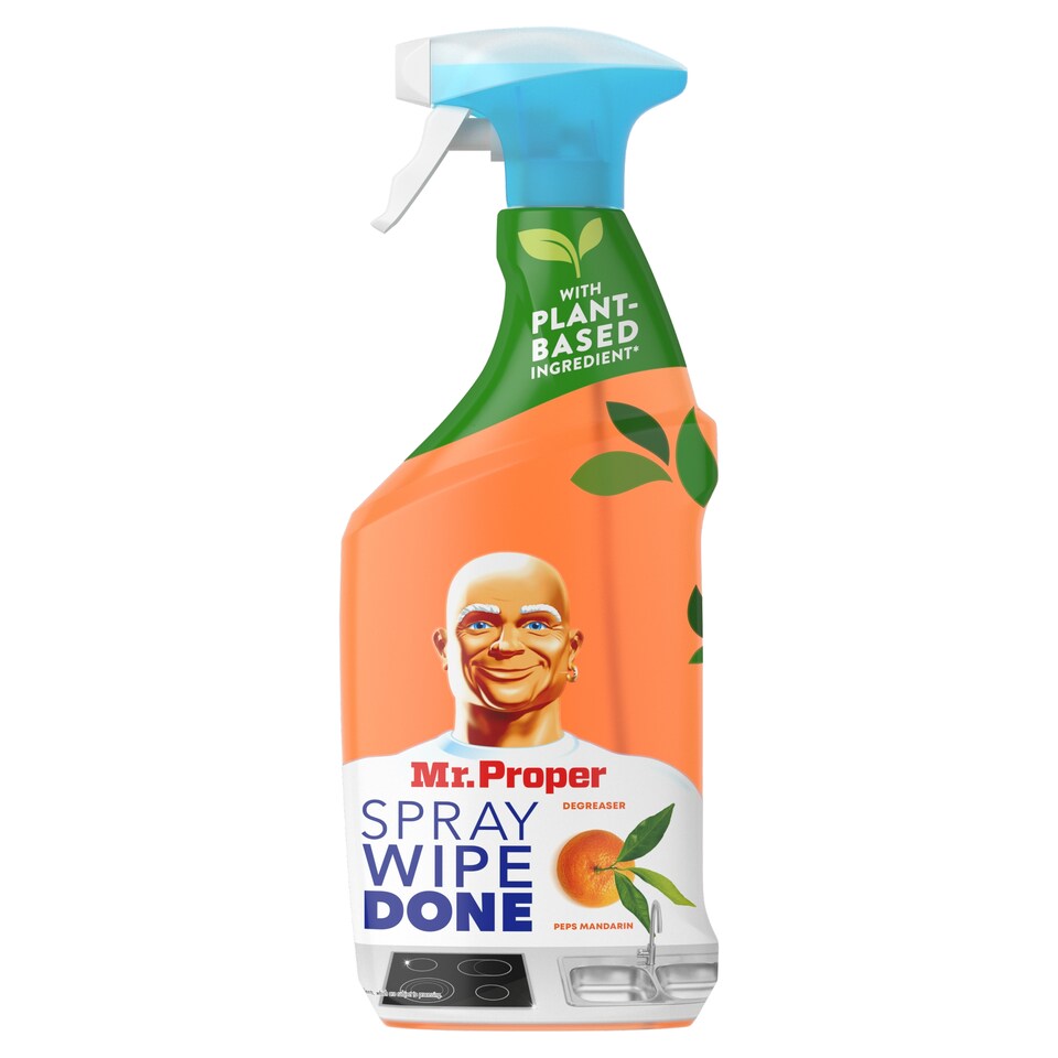 image 1 of Mr Proper Wipe Done Odmašťovací Čisticí Sprej Peps Mandarin 800ml