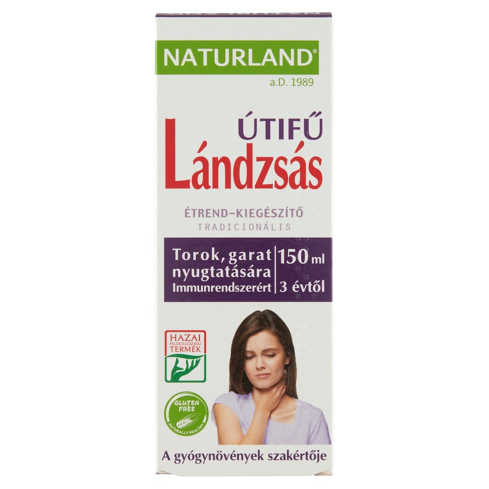 Naturland lándzsás útifű tradicionális folyékony étrend-kiegészítő készítmény 150 ml  1. kép