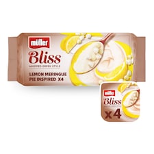 Muller Bliss Whipped Greek Style Yogurt Lemon Meringue Pie 4 x 100g