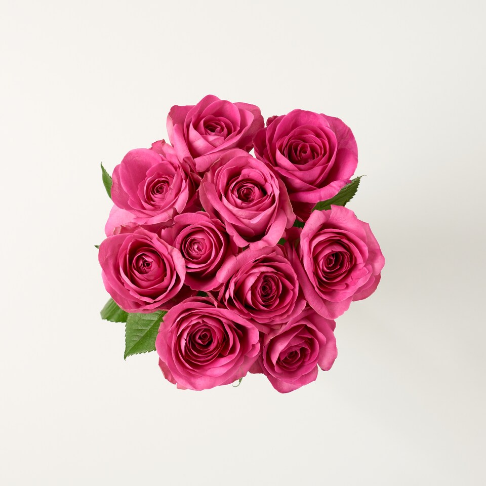 image 1 of Tesco Pink Roses Bouquet Small