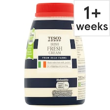Tesco Fresh Cream 250Ml (Bottle)