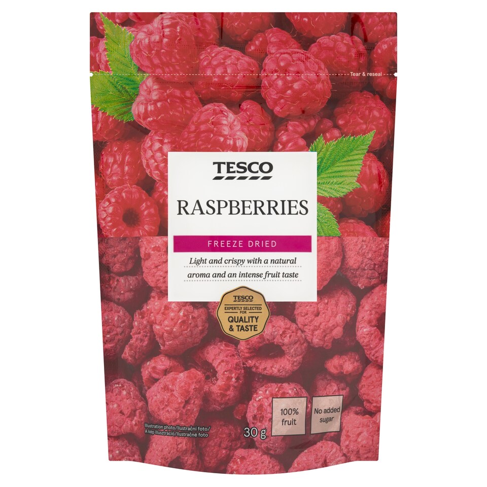 Tesco Mrazem sušené maliny 30g