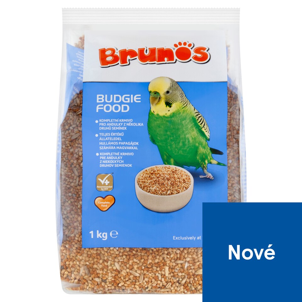Brunos Kompletní krmivo pro andulky z několika druhů semínek 1kg