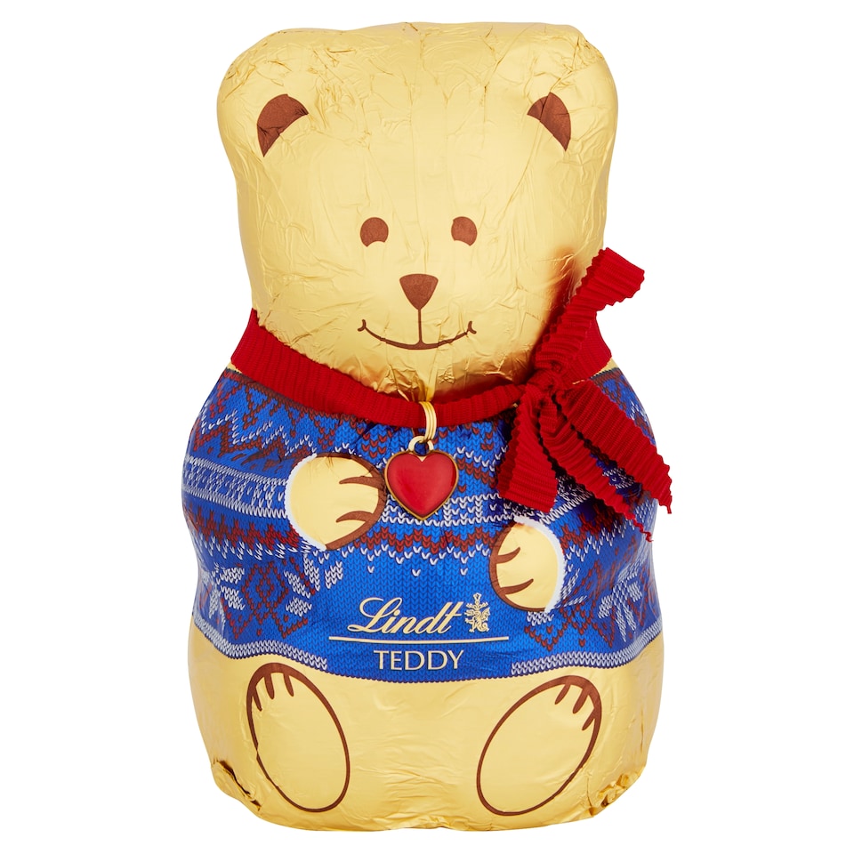 image 1 of Lindt Teddy With Christmas Jumper Milk Chocolate 200G
