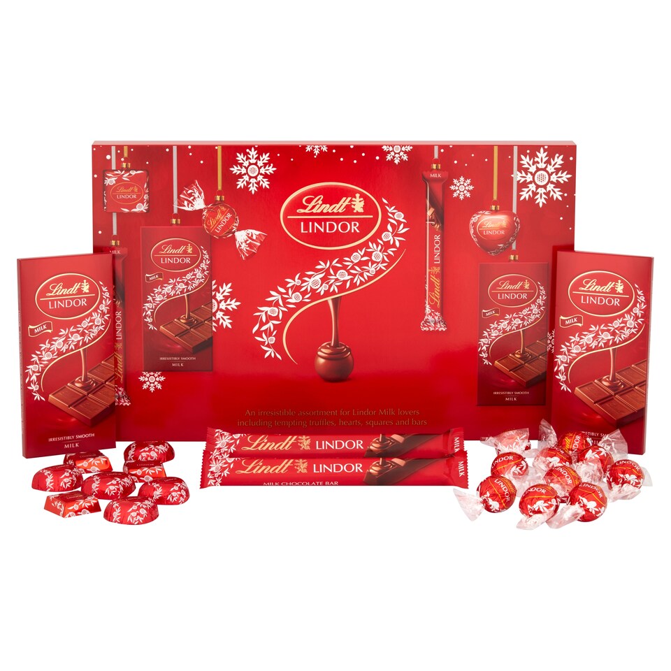 image 1 of Lindt Lindor Milk Chocolate Selection Box 500G