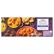 Tesco Chicken Korma & Tikka Masala Meal For Two 1.197Kg