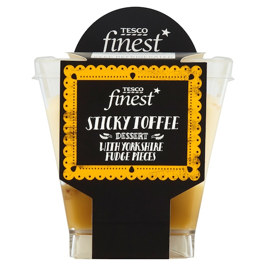 Tesco FIN* Sticky Toffee Dsst Fudge 105g Tesco Groceries