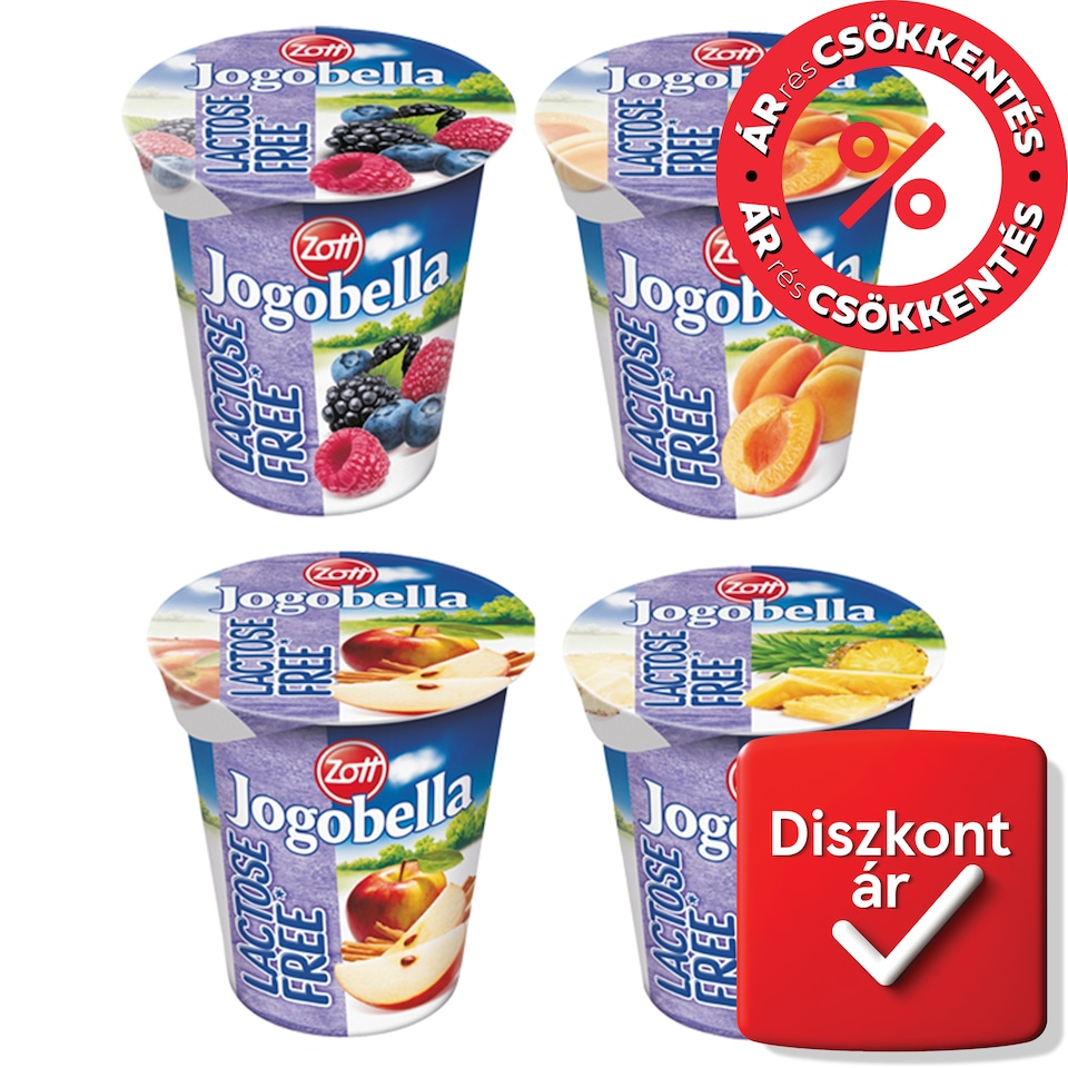 Zott Jogobella laktózmentes élőflórás joghurt 150 g