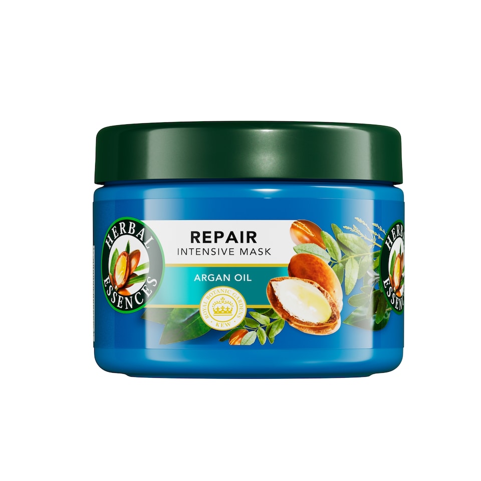 image 1 of Herbal Essences Argan Oil Repair Hair Mask 500ml to Intensely Nourish Damaged Hair