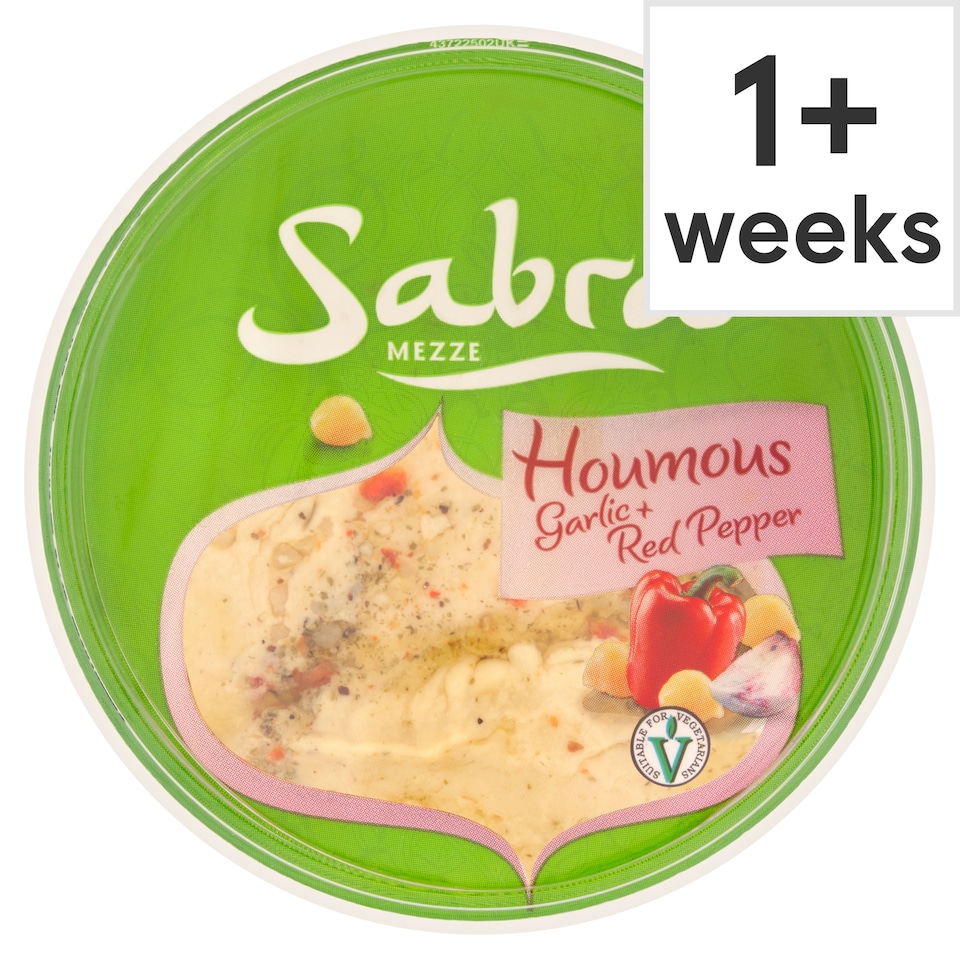 Sabra Houmous Garlic Red Pepper 200G
