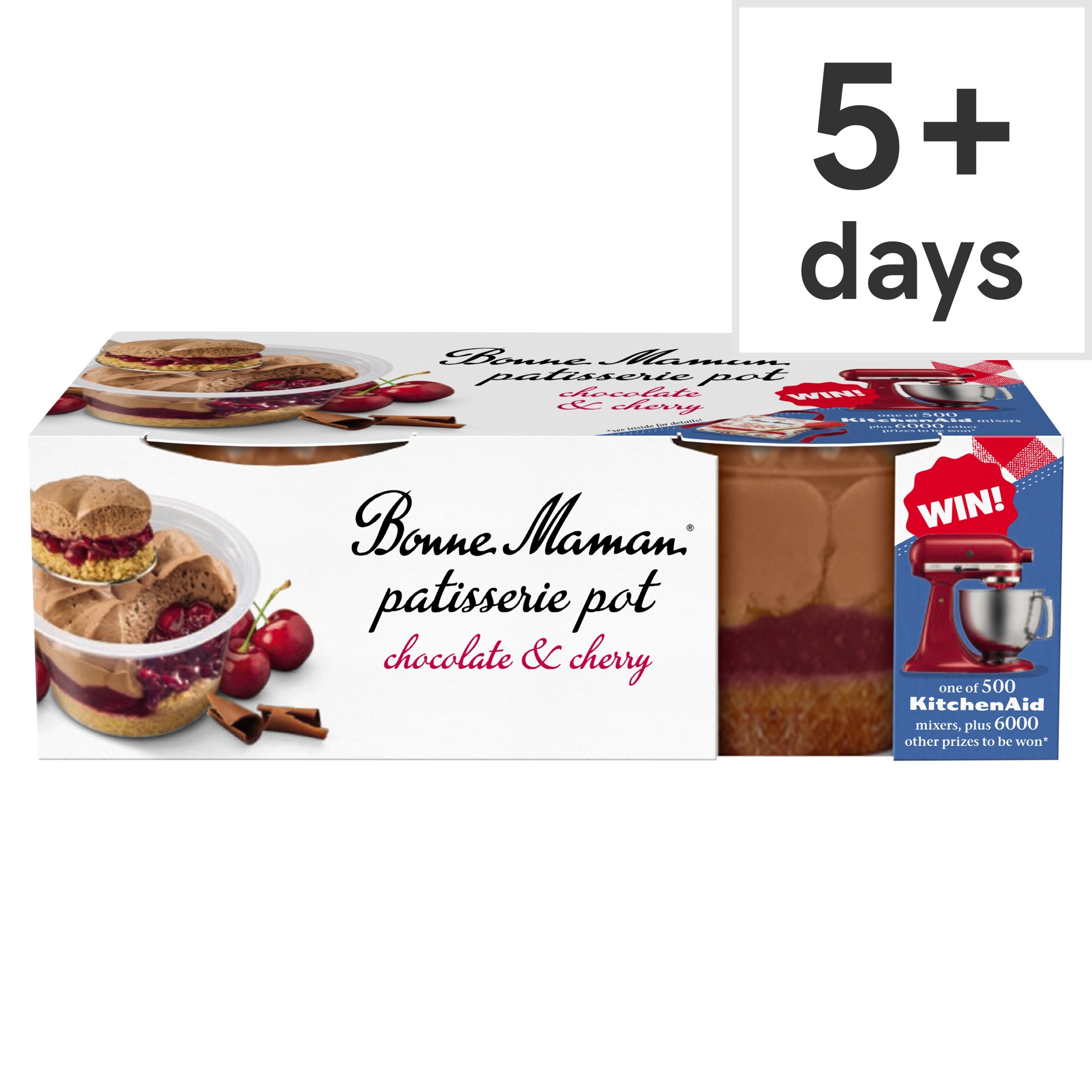 Bonne Maman Cherry and Chocolate Patisserie Pot 2 x 90g