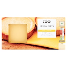 Tesco Zesty Lemon Tarts 2 X 110G