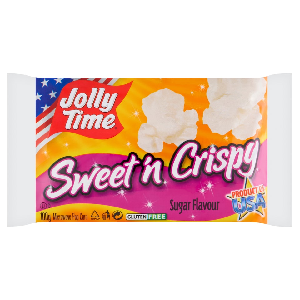 Jolly Time Microwave Popcorn with Sweet Flavor 100g