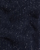 image 2 of F&F Ribbed Knit Speckled Pattern Scarf in Navy