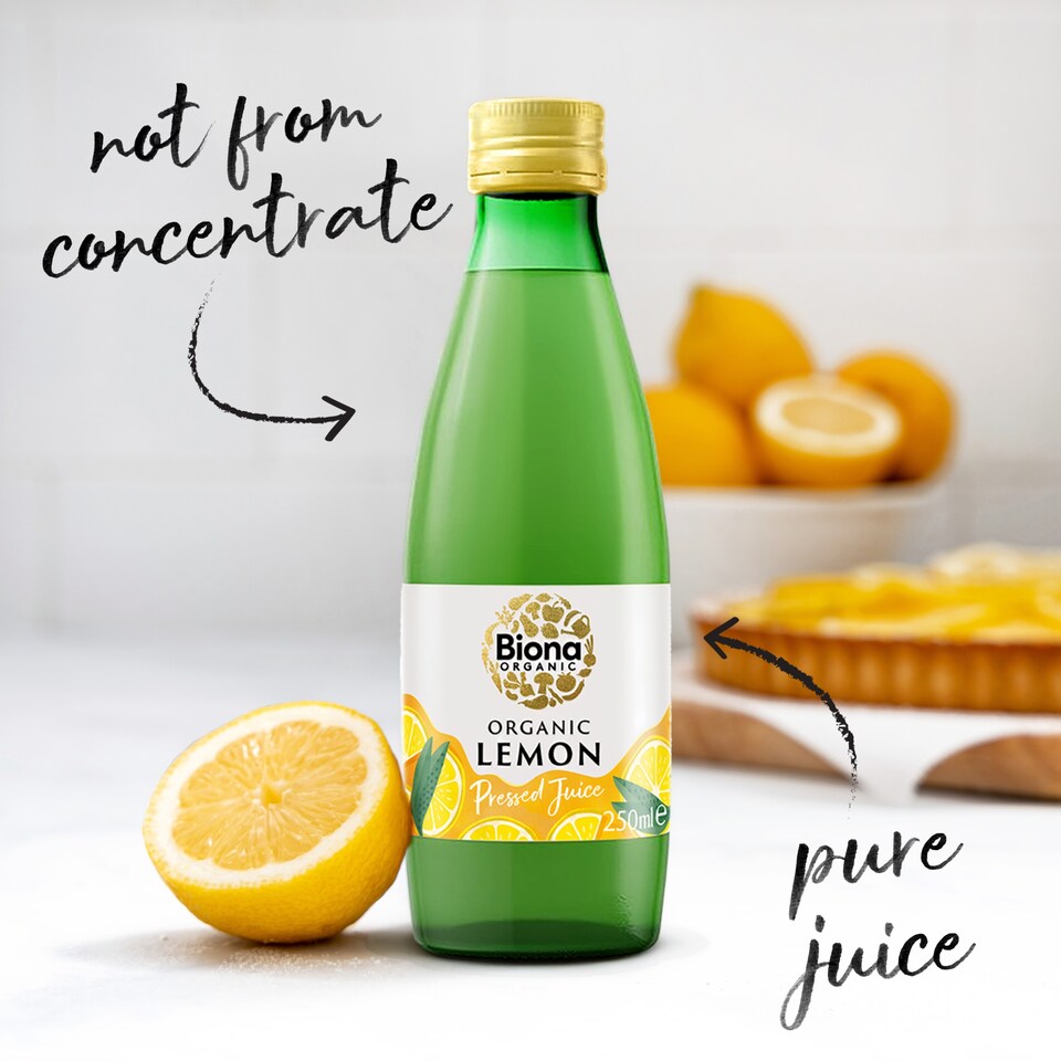 image 1 of Biona Organic Lemon Pressed Juice 250ML