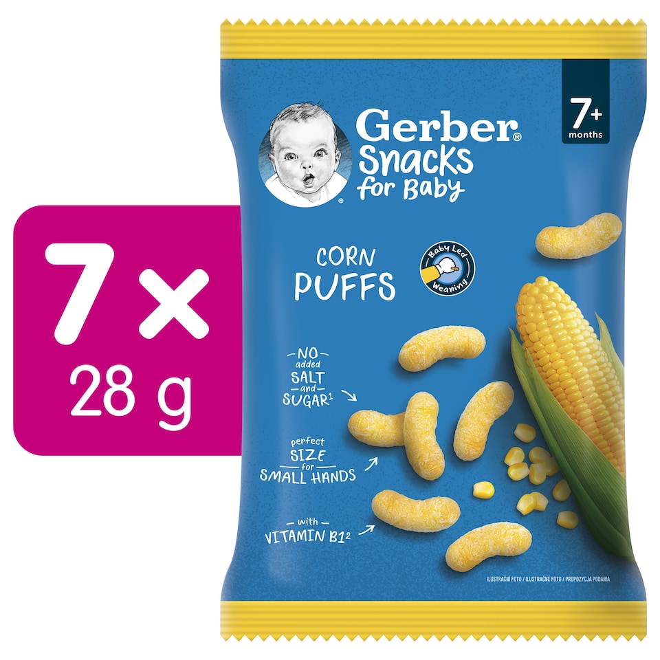 image 1 of GERBER Snacks Corn Crisps 28g